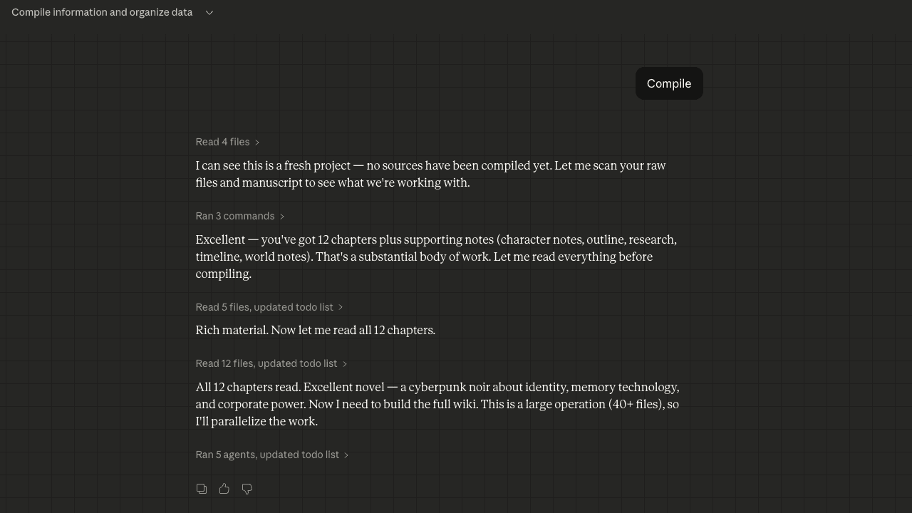Your notes, compiled.